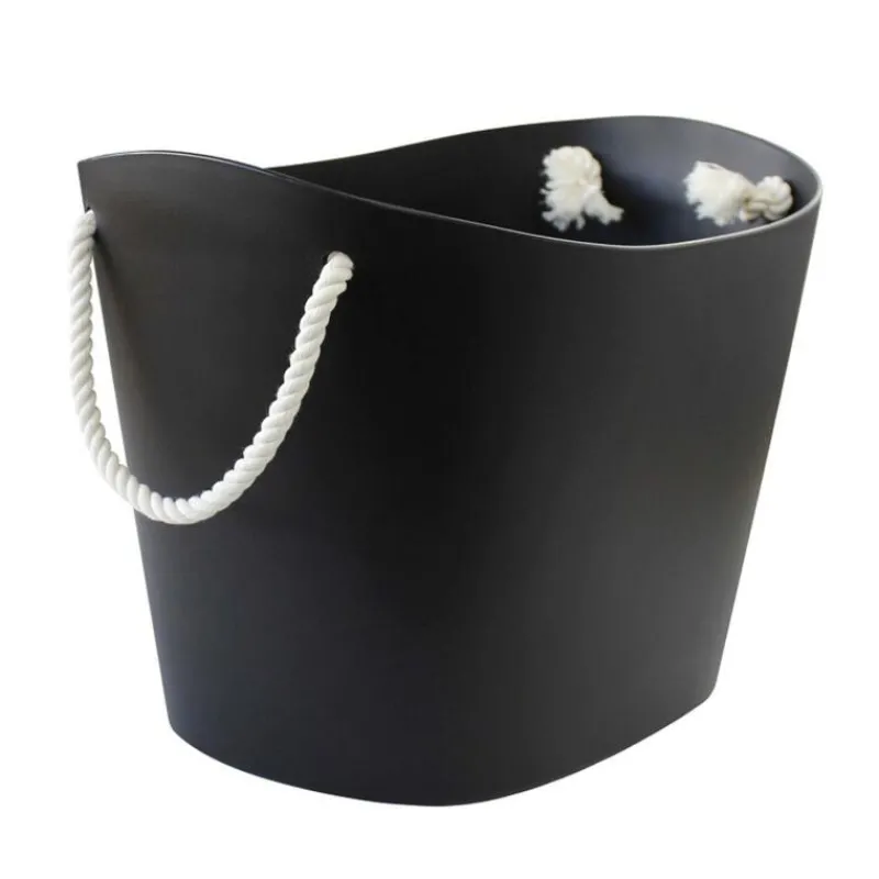 Hachiman Balcolore Korb M Schwarz- Wohnaccessoires