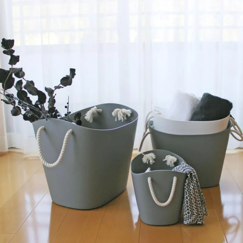 Hachiman Balcolore Korb M Navyblau- Wohnaccessoires