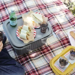 Hachiman Cestino Deckel zu Korb M/L Dunkelgrün- Wohnaccessoires