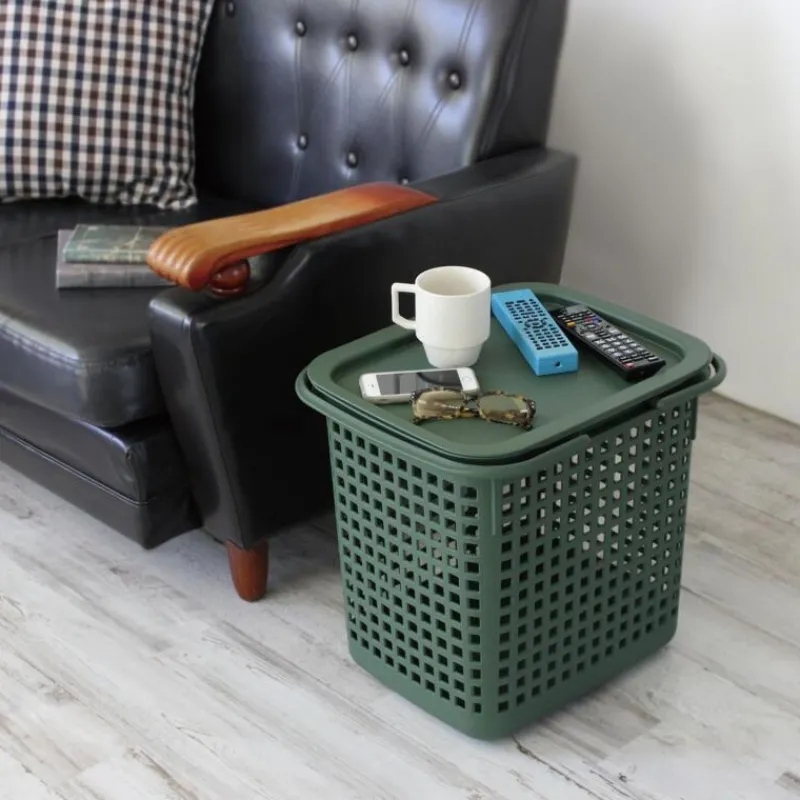 Hachiman Cestino Deckel zu Korb M/L Dunkelgrün- Wohnaccessoires