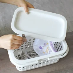 Hachiman Cestino Deckel zu Korb S Dunkelgrün- Wohnaccessoires