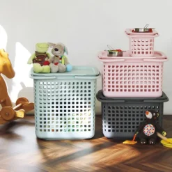 Hachiman Cestino Deckel zu Korb S Dunkelgrün- Wohnaccessoires