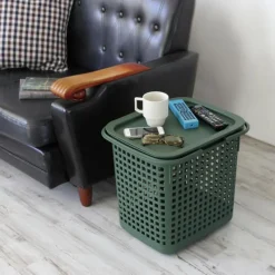 Hachiman Cestino Deckel zu Korb M/L Senf- Wohnaccessoires