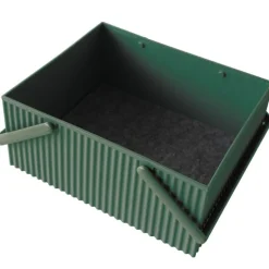 Hachiman Omnioffre Aufbewahrungs- Korb L Dunkelgrün- Wohnaccessoires