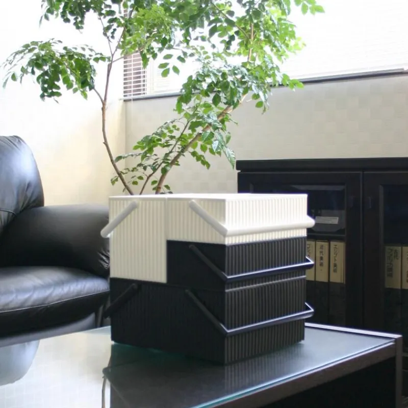 Hachiman Omnioffre Aufbewahrungs- Korb L Grau- Wohnaccessoires