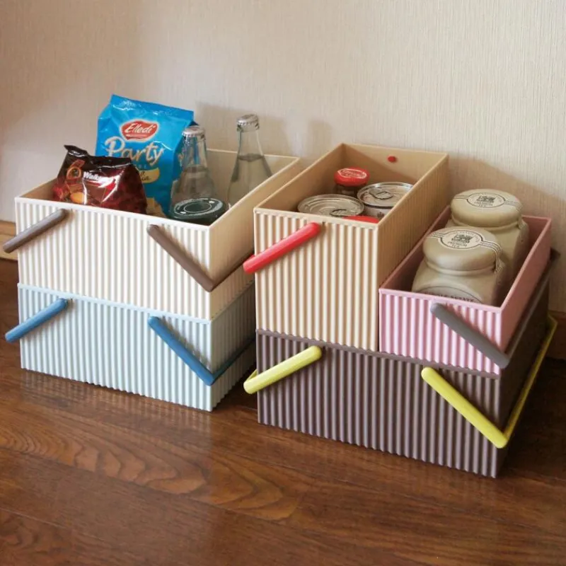 Hachiman Omnioffre Aufbewahrungs- Korb L Grau- Wohnaccessoires