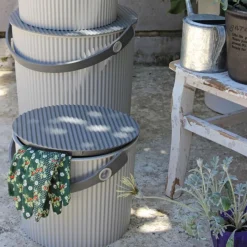 Hachiman Omnioutil Eimer LL Naturaluxe Grau 20 l- Wohnaccessoires