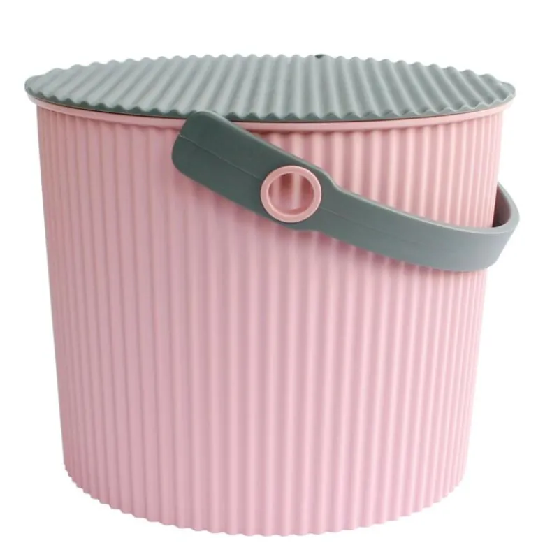 Hachiman Omnioutil Eimer S Scandinavian Rosé 8 l- Wohnaccessoires