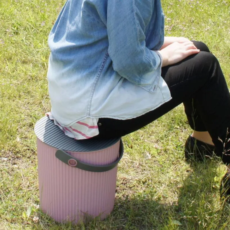 Hachiman Omnioutil Eimer S Scandinavian Rosé 8 l- Wohnaccessoires