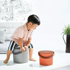 Hachiman Omnioutil Eimer S Naturaluxe Aprikot 8 l- Wohnaccessoires