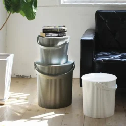 Hachiman Omnioutil Mini-Eimer Weiß 4 l- Wohnaccessoires