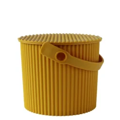 Hachiman Omnioutil Mini-Eimer Senf 4 l- Wohnaccessoires