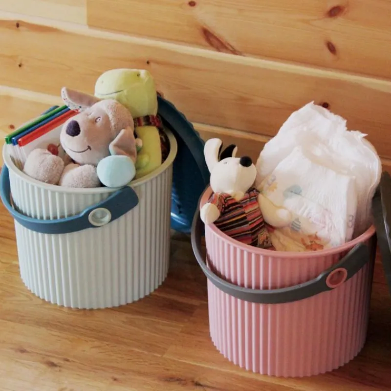 Hachiman Omnioutil Mini-Eimer Scandinavian Blue 4 l- Wohnaccessoires