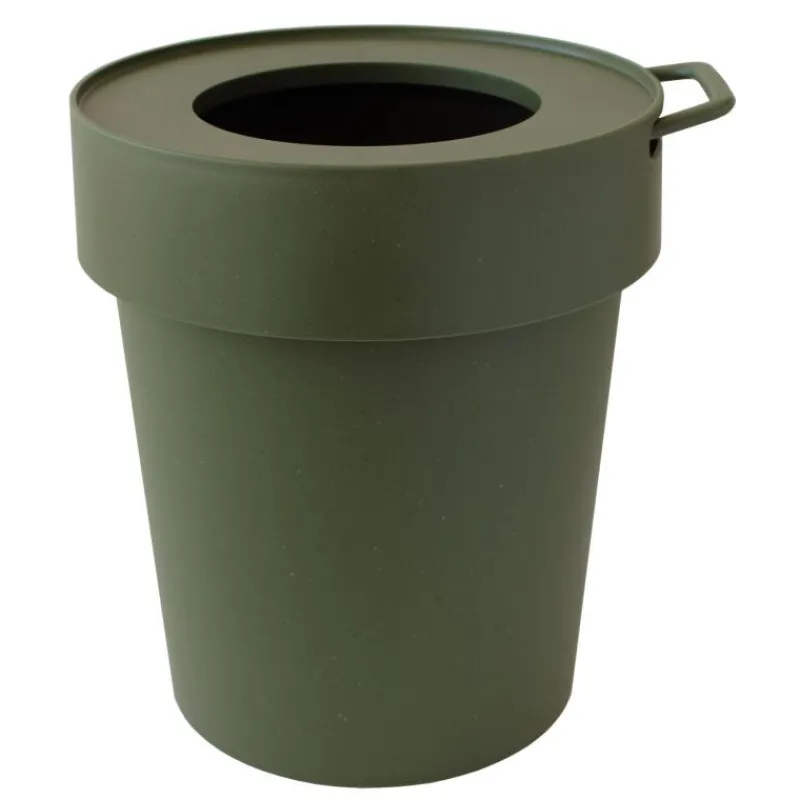 Hachiman Taptrash Abfalleimer Khaki 10 l- Aufbewahrung (3)