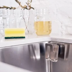 Happy Sinks Spülschwammhalter Edelstahl- Küchenhelfer