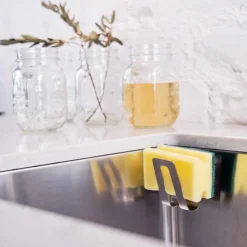 Happy Sinks Spülschwammhalter Edelstahl- Küchenhelfer