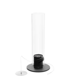 Höfats Spin 1200 Tischfeuer Schwarz- Kerzenhalter
