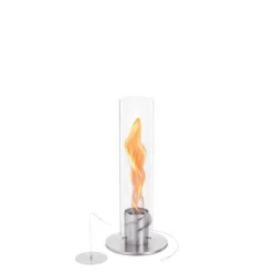 Höfats Spin 900 Tischfeuer Silber- Kerzenhalter
