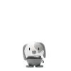 Hoptimist Dog Cool Grey- Figuren & Objekte