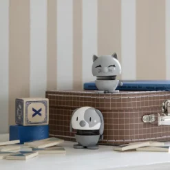 Hoptimist Dog Cool Grey- Figuren & Objekte