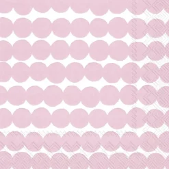 IHR Ideal Home Range Cocktail Servietten Räsymatto White Rose 25 x 25 cm- Servietten