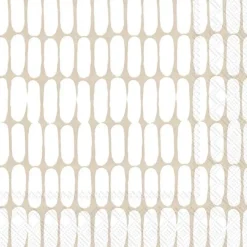 IHR Ideal Home Range Cocktail Servietten Alku Cream 25 x 25 cm- Servietten