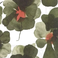 IHR Ideal Home Range Cocktail Servietten Valssi Olive 25 x 25 cm- Servietten