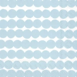 IHR Ideal Home Range Cocktail Servietten Räsymatto Light Blue 25 x 25 cm- Servietten