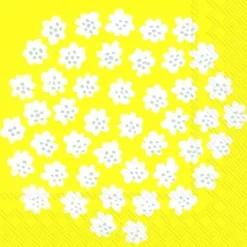 IHR Ideal Home Range Lunch Servietten Puketti Yellow 33 x 33 cm- Servietten