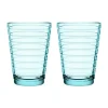 Iittala Aalto Glas Wassergrün 2er Set 330 ml- Wassergläser