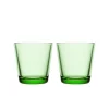 Iittala Kartio Glas Apfelgrün 2er Set 210 ml- Wassergläser