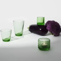 Iittala Kartio Glas Apfelgrün 2er Set 210 ml- Wassergläser