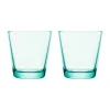 Iittala Kartio Glas Wassergrün 2er Set 210 ml- Wassergläser