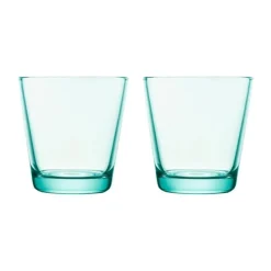Iittala Kartio Glas Wassergrün 2er Set 210 ml- Wassergläser