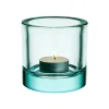 Iittala Kivi Teelichthalter Wassergrün 6 cm- Kerzenhalter