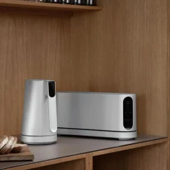 Jacob Jensen Elektrischer Wasserkocher Silberfarben- Kochgeschirr