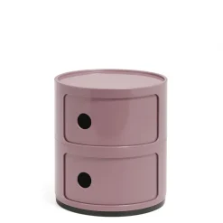Kartell Componibili Container mit zwei Fächern Malve- Beistelltische
