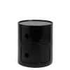 Kartell Componibili Container mit zwei Fächern Schwarz- Beistelltische