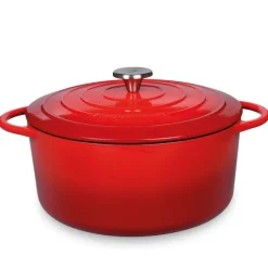 Küchenprofi Provence Bratentopf Rund Rot 28 cm- Kochgeschirr