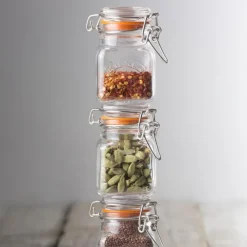 Kilner Gewürzgläser im Holzkasten 6er Set- Aufbewahrung (3)