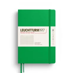 Leuchtturm1917 Notizbuch Medium A5 Hardcover Spring Leaf Liniert- Schreibwaren