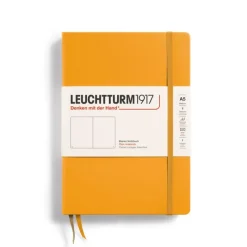 Leuchtturm1917 Notizbuch Medium A5 Hardcover Rising Sun Blanko- Schreibwaren