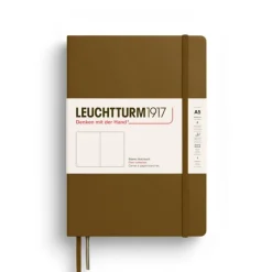 Leuchtturm1917 Notizbuch Medium A5 Hardcover Spice Brown Blanko- Schreibwaren