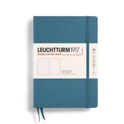 Leuchtturm1917 Notizbuch Medium A5 Hardcover Stone Blue Blanko- Schreibwaren