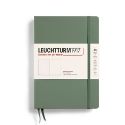 Leuchtturm1917 Notizbuch Medium A5 Hardcover Olive Blanko- Schreibwaren