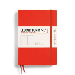 Leuchtturm1917 Notizbuch Medium A5 Hardcover Lobster Blanko- Schreibwaren