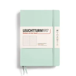 Leuchtturm1917 Notizbuch Medium A5 Hardcover Mint Green Dotted- Schreibwaren