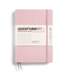 Leuchtturm1917 Notizbuch Medium A5 Hardcover Puder Dotted- Schreibwaren