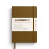 Leuchtturm1917 Notizbuch Medium A5 Hardcover Spice Brown Liniert- Schreibwaren