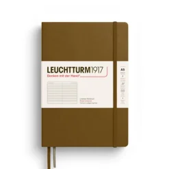 Leuchtturm1917 Notizbuch Medium A5 Hardcover Spice Brown Liniert- Schreibwaren